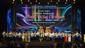 13 đơn vị nghệ thuật tham dự Liên hoan Ca múa nhạc toàn quốc năm 2024 đợt 1