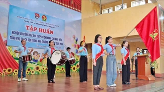 Khai mạc lớp tập huấn nghiệp vụ công tác Đội trong nhà trường