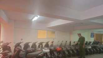 Triệt phá đường dây sản xuất, buôn bán xe máy điện giả nhãn hiệu liên tỉnh