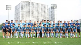 U23 Việt Nam nhận sự động viên tinh thần trước khi tham dự Vòng chung kết U23 châu Á