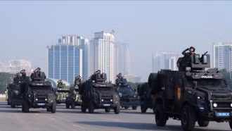 Tổng duyệt diễn tập phương án bảo vệ an ninh trật tự Đại hội Đảng lần thứ XIV