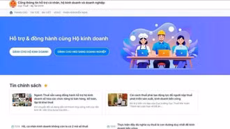 Sắp ra mắt Cổng thông tin hỗ trợ cá nhân, hộ kinh doanh và doanh nghiệp