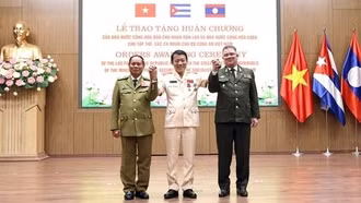 Dấu ấn quan hệ đặc biệt Việt Nam – Lào – Cuba trong ngày hội truyền thống CAND