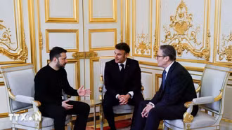 Anh, Pháp, Ukraine họp bàn kế hoạch tăng cường an ninh cho Kiev