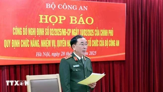 Họp báo Bộ Công an: Chuyển các vụ án đang điều tra đến Công an cấp tỉnh