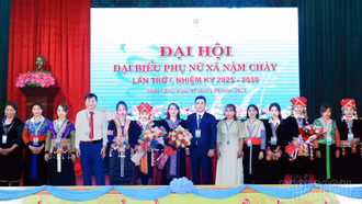 Đại hội đại biểu Phụ nữ phường Khánh Hòa và xã Nậm Chày lần thứ I, nhiệm kỳ 2025 - 2030