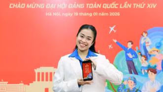 Nữ nghệ sĩ 9x sáng tác giai điệu triệu views chào mừng Đại hội XIV của Đảng