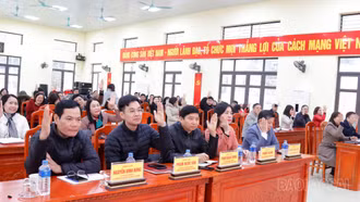 Đảng ủy phường Nam Cường tổ chức hội nghị liên tịch lấy ý kiến cử tri