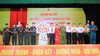 Đại hội đại biểu Hội Cựu chiến binh phường Cầu Thia và xã Mường Hum lần thứ VIII