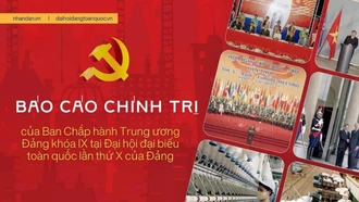 Báo cáo chính trị của Ban Chấp hành Trung ương Đảng khóa IX tại Đại hội đại biểu toàn quốc lần thứ X của Đảng