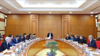 Thường trực Ban Bí thư chủ trì họp rà soát công tác chuẩn bị Đại hội XIV của Đảng