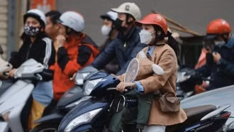 Từ ngày 10/2, không khí lạnh suy yếu, thời tiết miền Bắc ấm dần