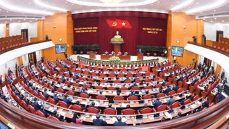 Thông cáo báo chí ngày làm việc thứ nhất Hội nghị Trung ương 2 khoá XIV