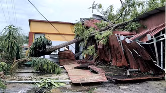 Khẩn trương khắc phục hậu quả thiệt hại do mưa kèm theo dông lốc