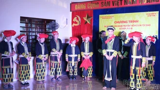 Xã Hợp Thành ra mắt Đội văn nghệ truyền thống dân tộc Dao