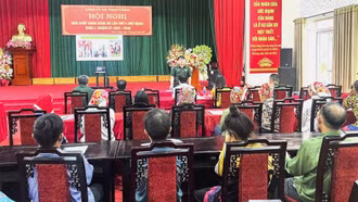 Đoàn Kinh tế - Quốc phòng 345 tập huấn kỹ thuật chăn nuôi cho người dân xã Trịnh Tường