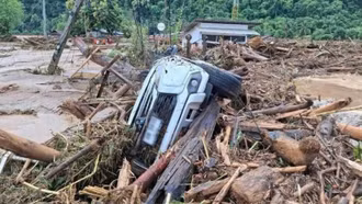Hoàn lưu bão Kajiki gây lũ quét, sạt lở nghiêm trọng ở Thái Lan