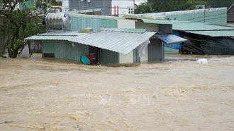Các tỉnh Gia Lai, Đắk Lắk, Khánh Hòa vẫn ngập lụt diện rộng dù mưa giảm, lũ xuống
