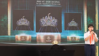 Thí sinh 13 tuổi lọt top thiết kế vương miện Miss Grand Vietnam 2025