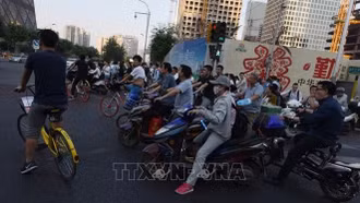 Trung Quốc khuyến khích phát triển xe đạp điện nhằm giảm ô nhiễm đô thị