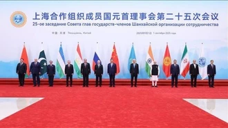 Hội nghị thượng đỉnh SCO: Lãnh đạo các quốc gia phê chuẩn Tuyên bố Thiên Tân