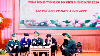 Ban Chỉ huy Bộ đội Biên phòng tỉnh Lào Cai đoạt giải Nhất Hội thi tiếng Mông trong Bộ đội Biên phòng năm 2026