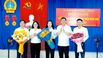 Tòa án nhân dân khu vực 1 - Lào Cai triển khai nhiệm vụ Đoàn Hội thẩm nhân dân nhiệm kỳ 2026 - 2031