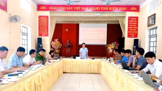 Đoàn giám sát số 2 của Tỉnh ủy đánh giá cao việc đưa nghị quyết vào cuộc sống tại xã Mỏ Vàng