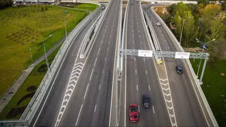 Khám phá tuyến đường cao tốc độc đáo tại Nga