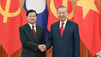 Tổng Bí thư Tô Lâm hội đàm với Tổng Bí thư, Chủ tịch nước Lào Thongloun Sisoulith