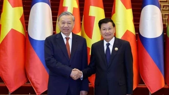 Tổng Bí thư, Chủ tịch nước Lào thăm cấp Nhà nước tới Việt Nam