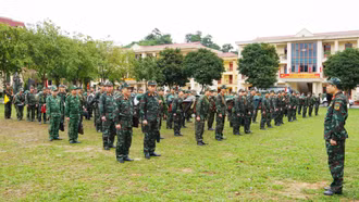 Bộ CHQS tỉnh Lào Cai luyện tập chuyển trạng thái sẵn sàng chiến đấu năm 2026