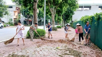 Phường Cam Đường phát động phong trào toàn dân thu gom rác thải, bảo vệ môi trường