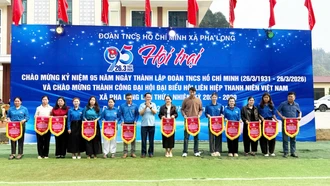 Xã Pha Long tổ chức hội trại kết nối sức mạnh đoàn kết thanh niên