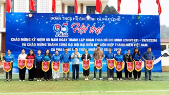 Xã Pha Long tổ chức hội trại kết nối sức mạnh đoàn kết thanh niên