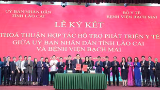 UBND tỉnh Lào Cai ký kết hợp tác y tế toàn diện với Bệnh viện Bạch Mai