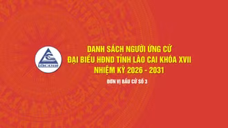 [Infographic] Tiểu sử tóm tắt những người ứng cử đại biểu HĐND tỉnh Lào Cai khóa XVII, nhiệm kỳ 2026 - 2031 (Đơn vị bầu cử số 3)