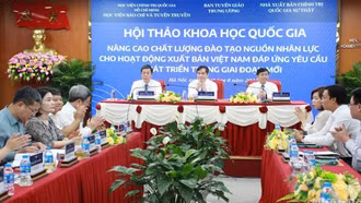 Hoạt động xuất bản 'khát' nhân lực chất lượng