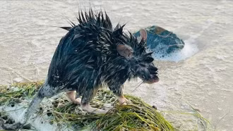 Anh lo đối phó với nạn chuột khổng lồ bùng nổ sau mùa Hè nóng bức