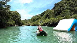 Cuối tuần, trải nghiệm tuyệt vời trên sông Chày - hang Tối