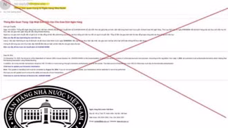 Cảnh báo trang web chứa mã độc, chiếm đoạt tài khoản ngân hàng