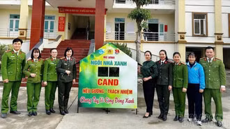 Công an phường Yên Bái ra mắt mô hình “Ngôi nhà xanh”
