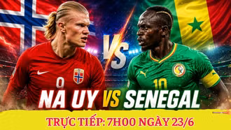 Trực tiếp bóng đá Na Uy - Senegal (7h00 ngày 23/6): Haaland đối đầu Mane, rượt đuổi kịch tính