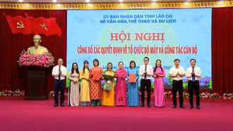 Sở Văn hóa - Thể thao và Du lịch công bố các quyết định về tổ chức bộ máy và công tác cán bộ 