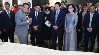 Chủ tịch nước Lương Cường và Phu nhân thăm Đại bảo tàng Ai Cập