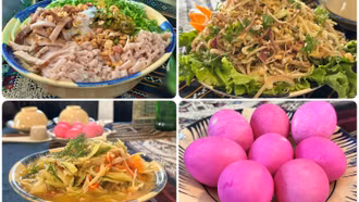 Ra mắt mâm cơm truyền thống các dân tộc Bắc Hà