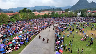 Hơn 20.000 lượt du khách tham dự Festival Cao nguyên trắng Bắc Hà 2025
