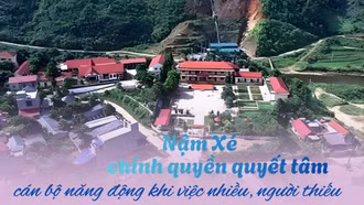 Nậm Xé: Chính quyền quyết tâm, cán bộ năng động khi việc nhiều, người thiếu