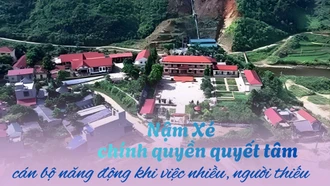 Nậm Xé chính quyền quyết tâm, cán bộ năng động khi việc nhiều, người thiếu