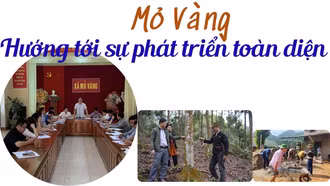 Mỏ Vàng hướng tới sự phát triển toàn diện